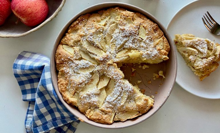 Lifestyle News :  Brown Butter Almond-Apple Cake